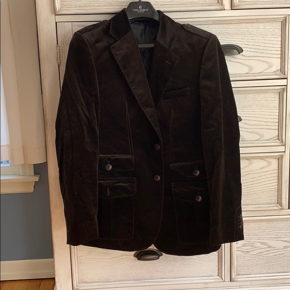 zara velvet jacket mens